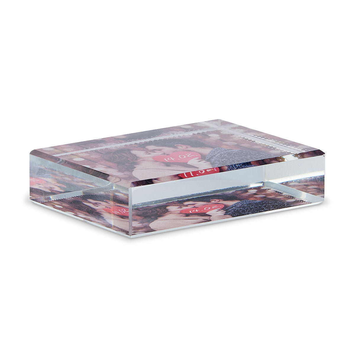 Foto Glaskristallblock Personalisiert