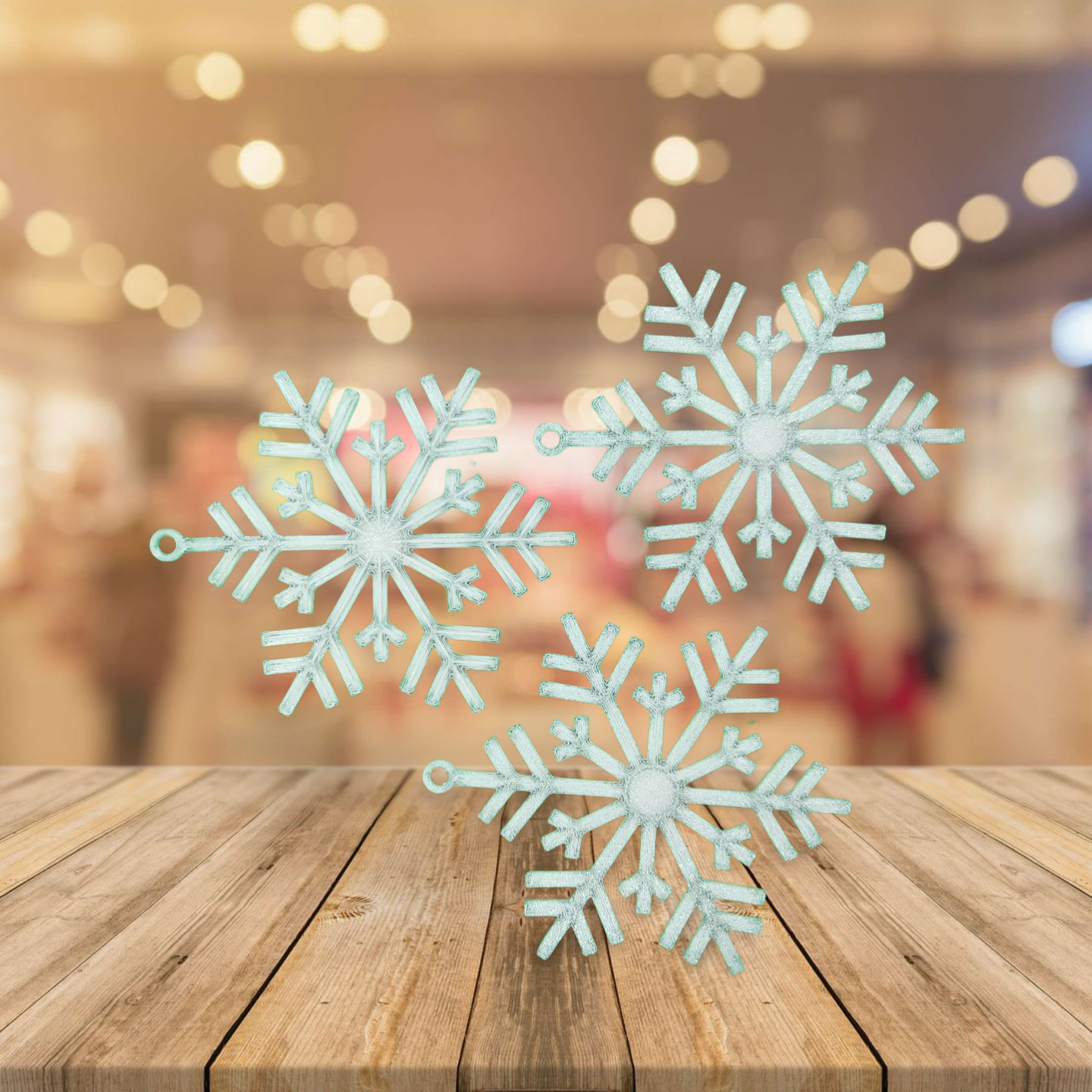 Baumschmuck Schneeflocke im Set