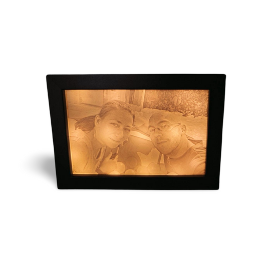 3D Lithophan im Holzrahmen 10x15